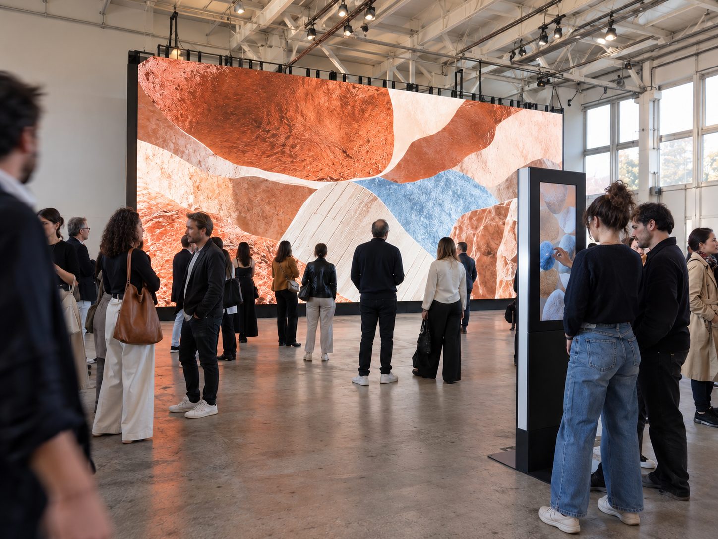Interactive LED walls & phygital totems